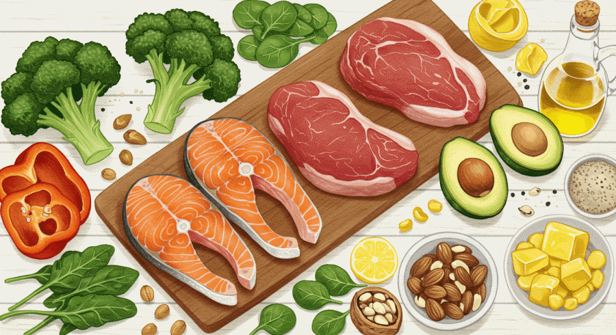 저탄수화물 고지방 다이어트 저탄고지 The low-carb, high-fat diet