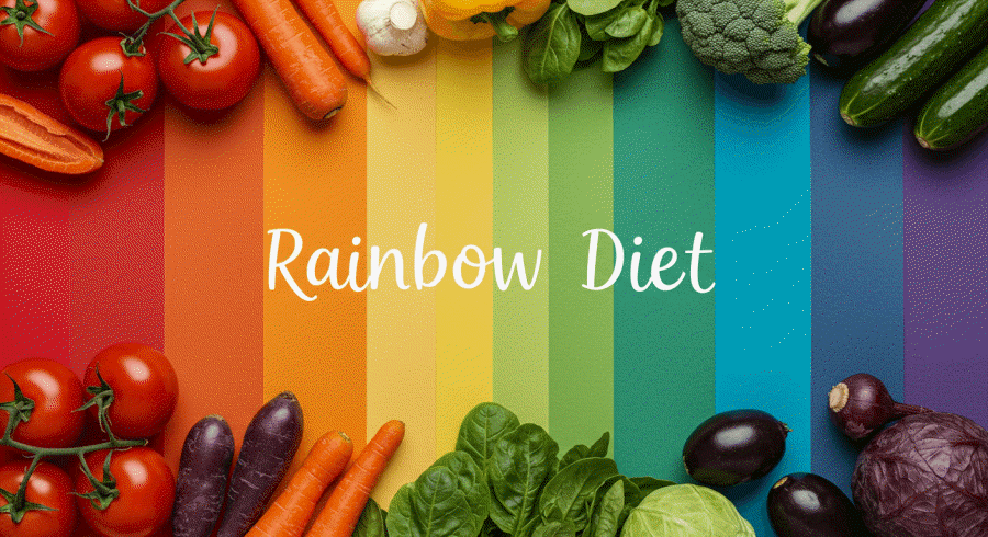레인보우 다이어트 rainbow diet 레인보우 채소들