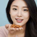 견과류 다이어트를 하는 한국 여자 다이어터