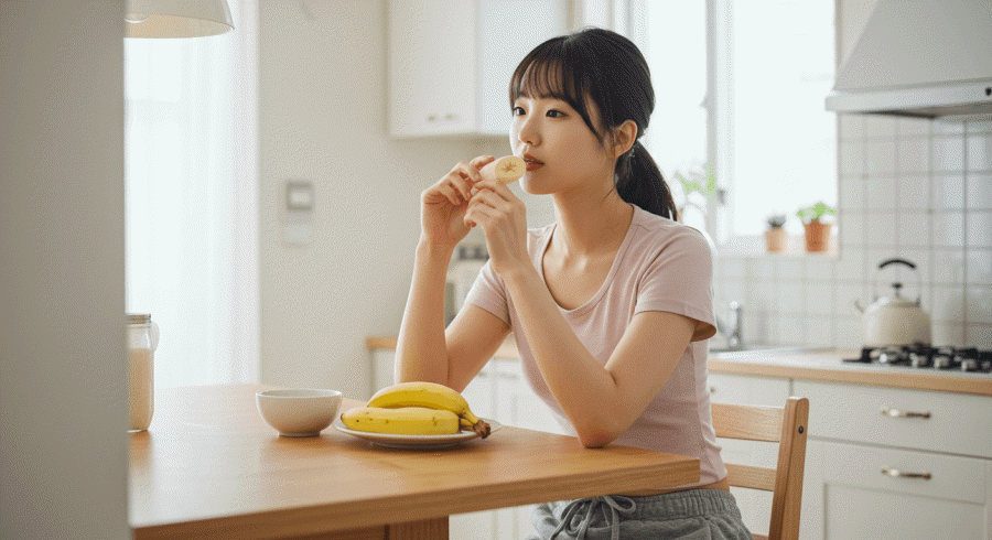 바나나 다이어트로 하루를 시작하는 다이어터