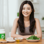 영양제의 중요성을 알고 비타민D 다이어트를 하는 모습