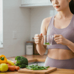 지속 가능한 다이어트를 위해 양을 조절하고 있는 모습